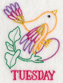 Kitchen Bird with Eggplant (Vintage)