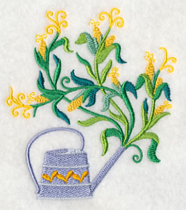 Corn and Watering Can