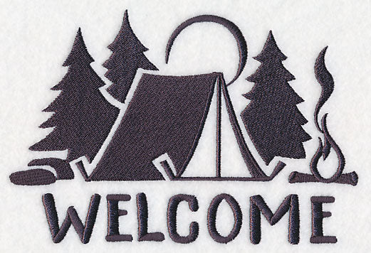 Camping Tent Welcome