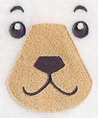 Barry Bear Face (Smiling)