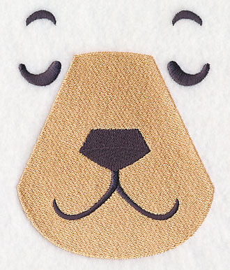 Barry Bear Face (Sleeping)