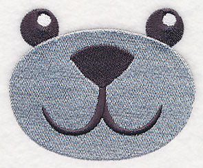 Berta Bear Face (Smiling)