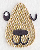 Jackie Bear Face (Winking)