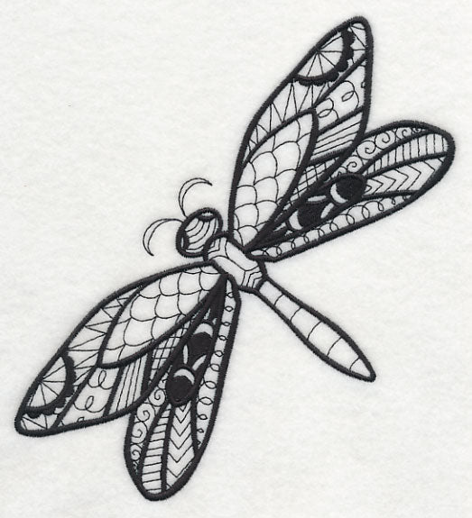 Flight of the Dragonfly (Blackwork)