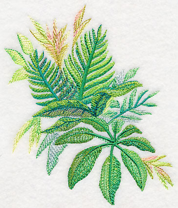 Tropical Leaves in Watercolor 2