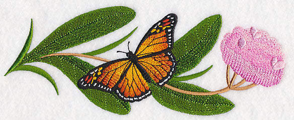 Monarchs and Milkweed Border