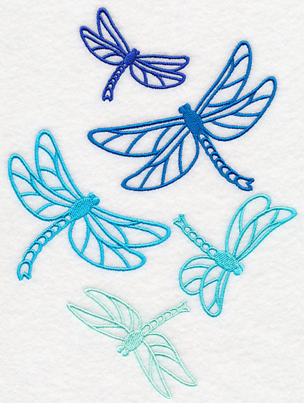 Cascading Dragonflies