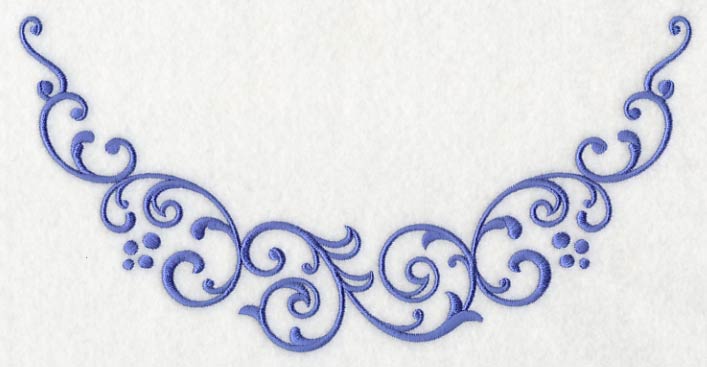 Flirty Filigree Neckline (Crewneck)