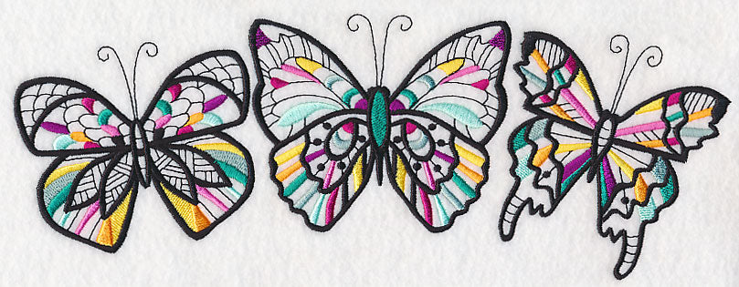 Butterfly Kaleidoscope (Blackwork)