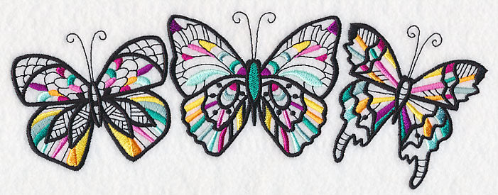Butterfly Kaleidoscope (Blackwork)