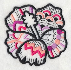 Hibiscus 3 (Blackwork)