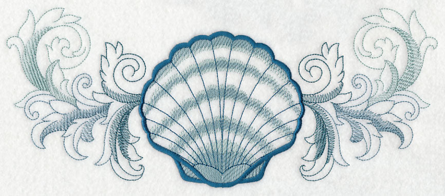 Sea Song with Baroque Background