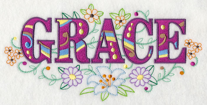 Grace with Vintage Flower Fade
