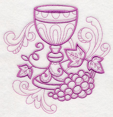 Doodle Chalice and Grapes