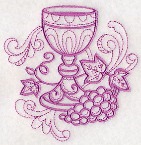 Doodle Chalice and Grapes