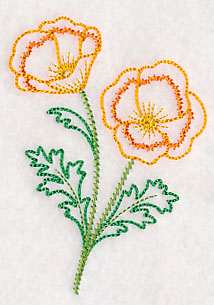 California Poppy (Vintage)