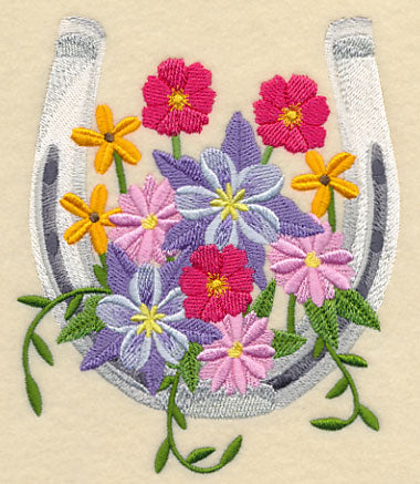 Horseshoe in Wildflowers