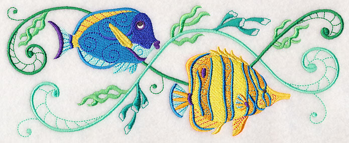Tropical Fish Potpourri Border