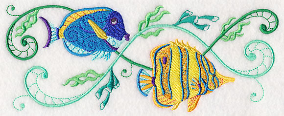 Tropical Fish Potpourri Border