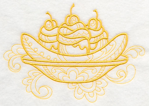 Doodle Banana Split