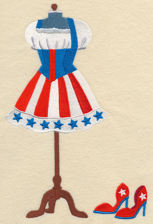 Star-Spangled Dress Form - Hers