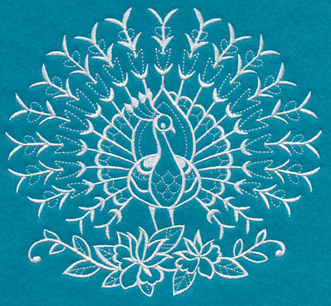 White Peacock (Whitework)