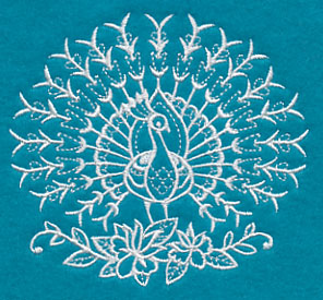 White Peacock (Whitework)