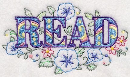 Read with Vintage Flower Fade