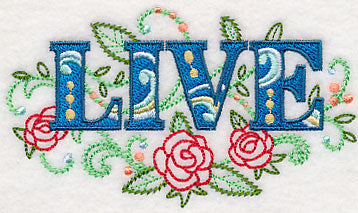 Live with Vintage Flower Fade