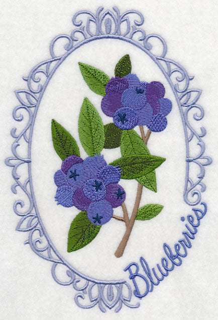 Fruit Cameo - Blueberries