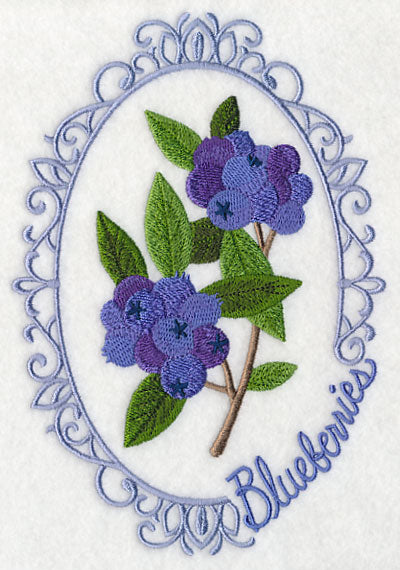 Fruit Cameo - Blueberries