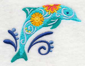 Flower Power Dolphin