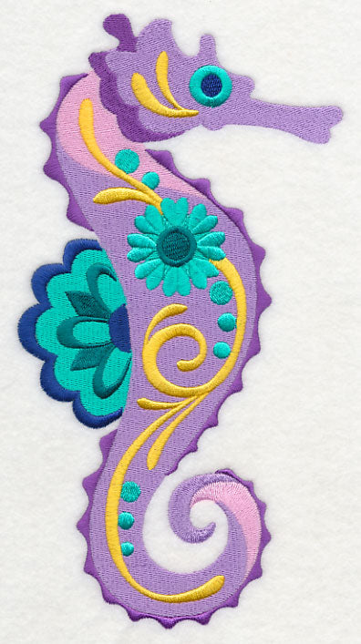 Flower Power Seahorse