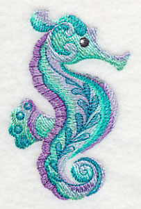 Seahorse in Watercolor