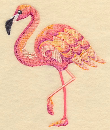 Flamingo in Watercolor