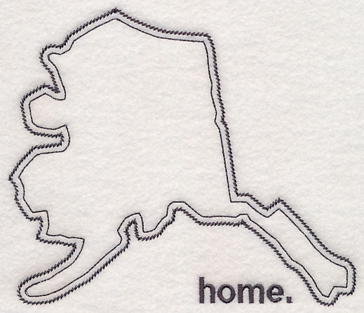 Alaska Outline (Vintage)