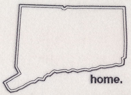 Connecticut Outline (Vintage)