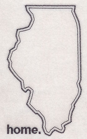 Illinois Outline (Vintage)