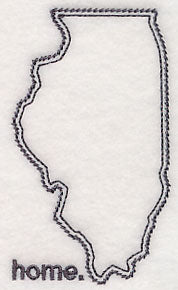Illinois Outline (Vintage)