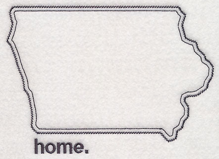 Iowa Outline (Vintage)