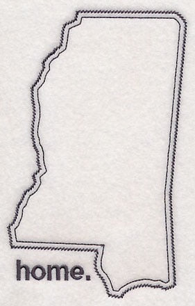 Mississippi Outline (Vintage)