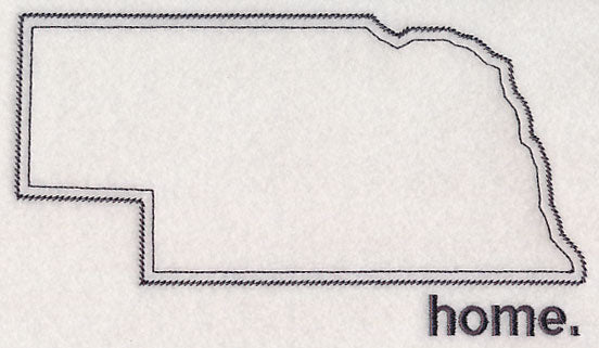 Nebraska Outline (Vintage)
