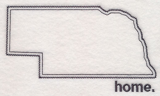 Nebraska Outline (Vintage)