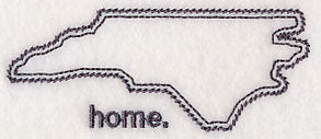 North Carolina Outline (Vintage)