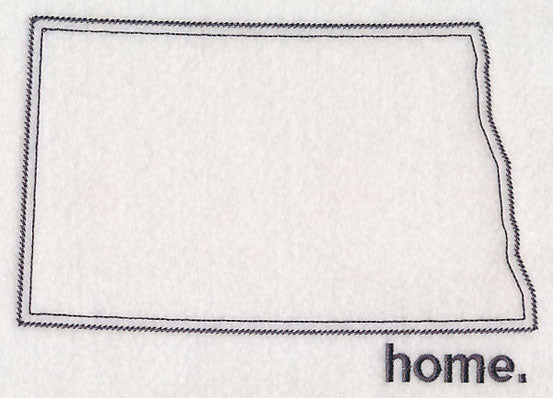 North Dakota Outline (Vintage)