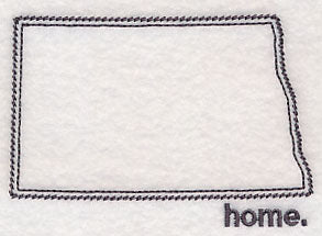 North Dakota Outline (Vintage)