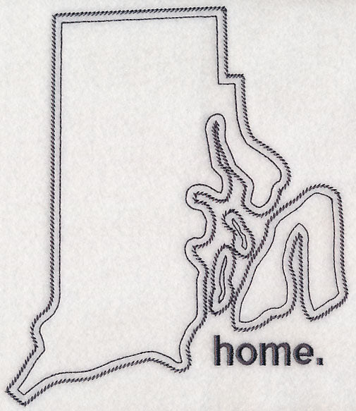 Rhode Island Outline (Vintage)