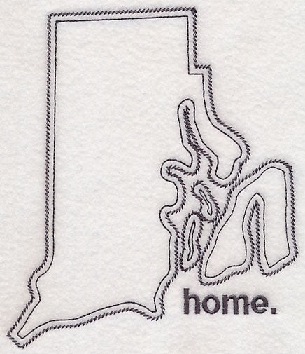 Rhode Island Outline (Vintage)