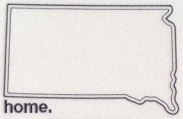 South Dakota Outline (Vintage)