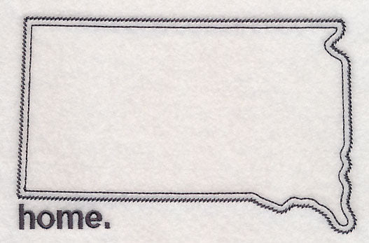 South Dakota Outline (Vintage)